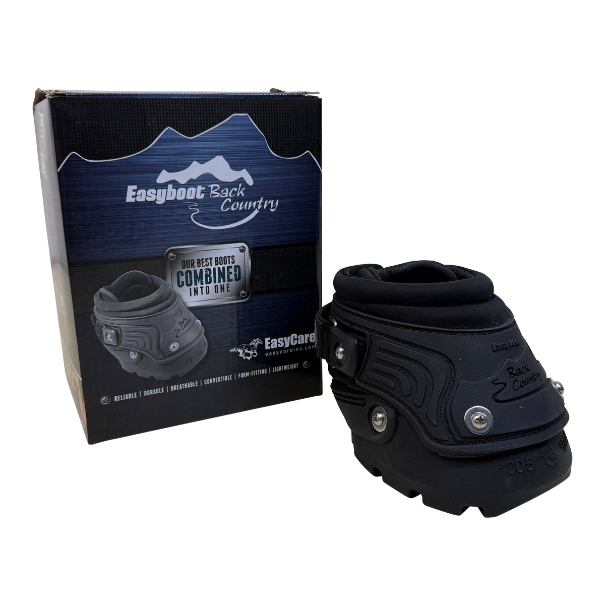 Easyboot 'Back Country' Hoof Boot in Black