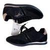 Penélope 'Saturne' Sneakers in Black/Rose Gold