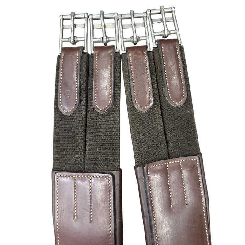 Padded Leather Girth in Brown