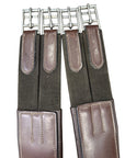 Padded Leather Girth in Brown