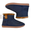 Penélope Stuffed Boots in Navy/Brown 