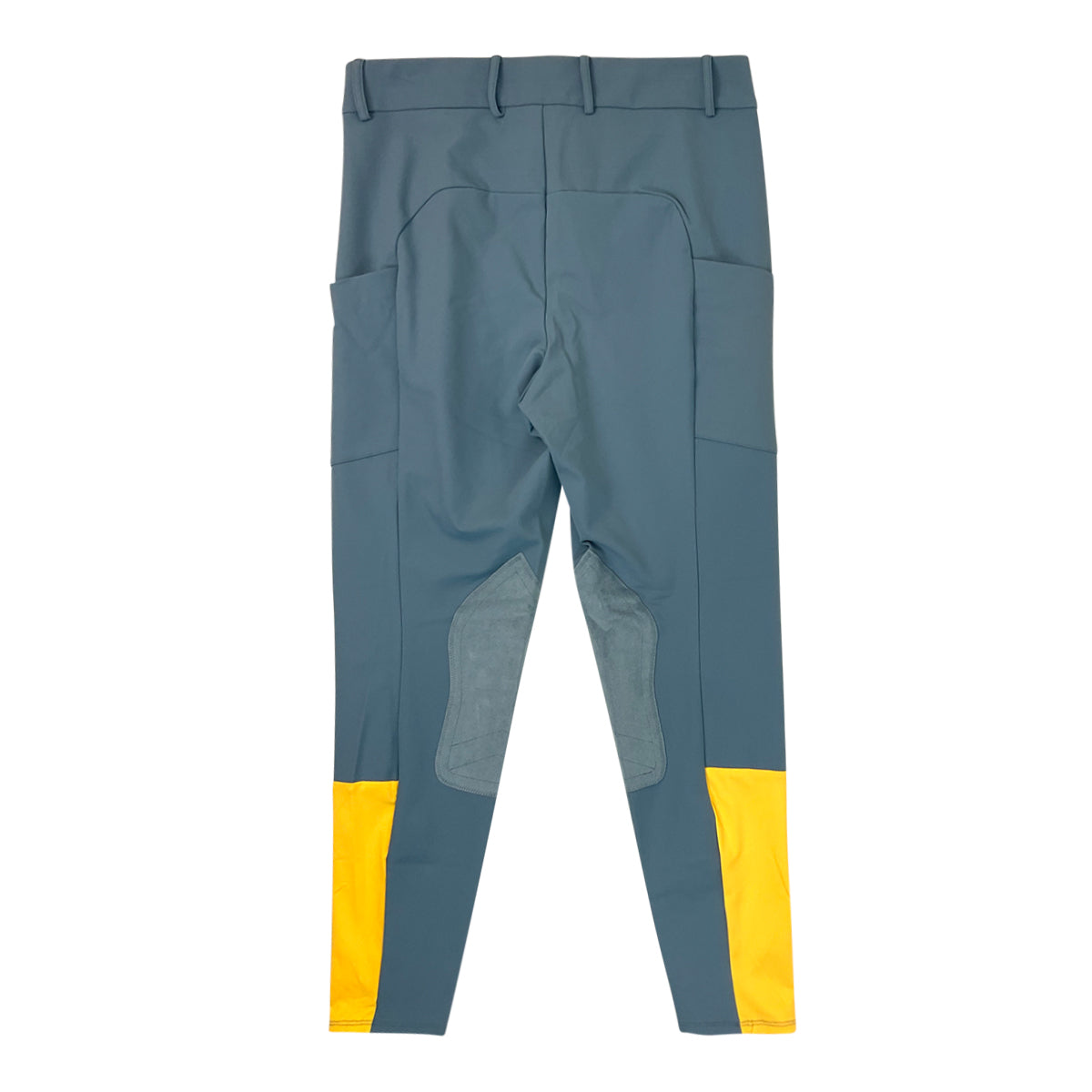 F. Words 'Filly' Suede Knee Patch Breech in Sky Blue