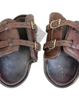 Prestige Leather Open Hind Boots in Brown