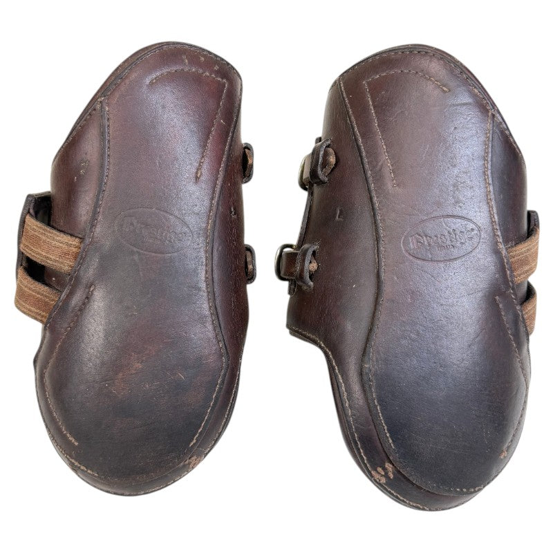 Prestige Leather Open Hind Boots in Brown