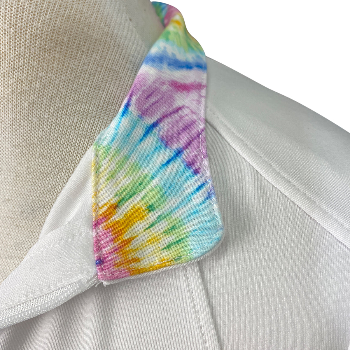 R.J. Classics Kids 'Sadie Jr.' 37.5® Short Sleeve Show Shirt in White/Tie Dye