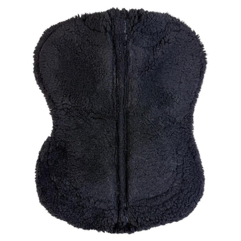 Thinline 'Trifecta' Full Sheepskin Half Pad in Black