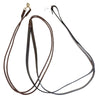 Rope Draw Reins  in Brown - Full