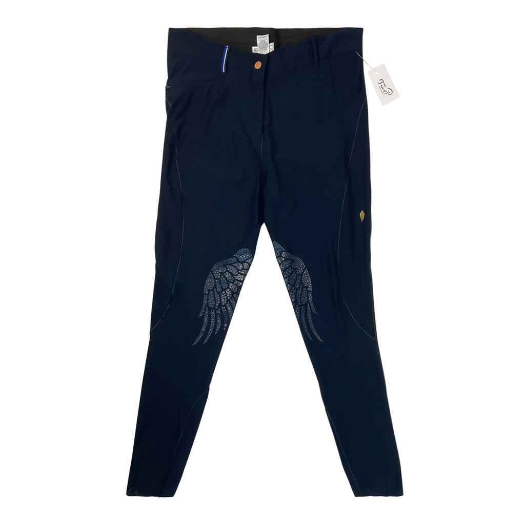 F. Words 'Frontier' Knee Patch Breech in Navy