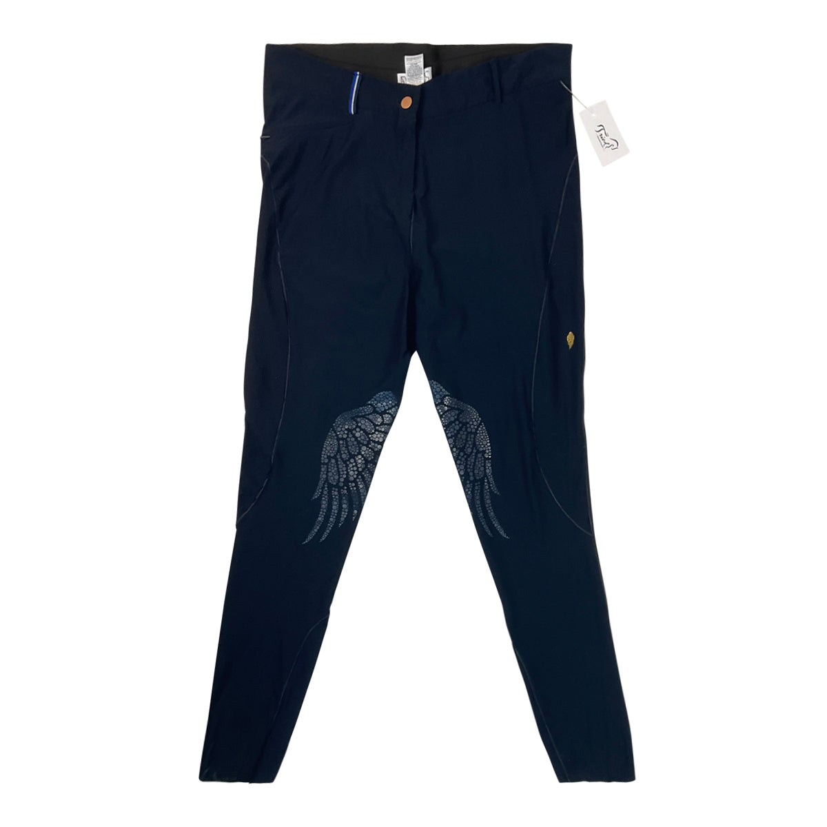 F. Words 'Frontier' Knee Patch Breech in Navy
