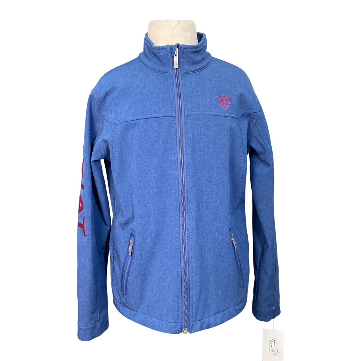 Ariat Team Softshell Jacket in Blue/Purple