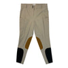 F. Words 'Filly' Leather Knee Patch Breech in Fawn