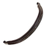 Collegiate Raised Padded Fancy Stitched Browband in Brown