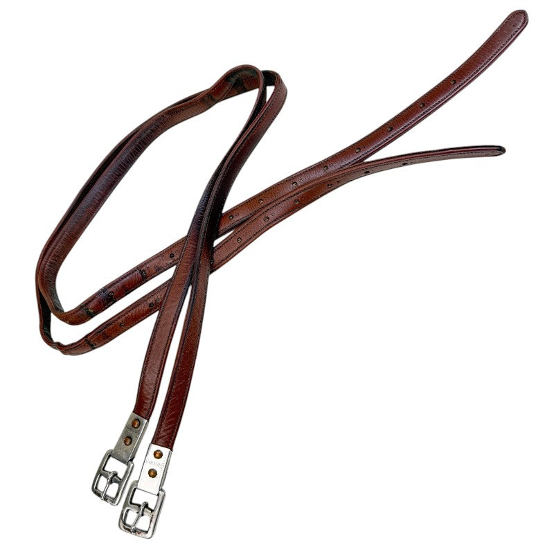 Ovation Nylon Lined Stirrup Leathers in Brown - 48"