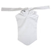 Ovation Dry-Tex Pre Tied Stock Tie in White - Women's Large