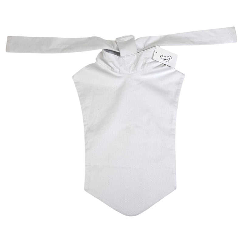 Ovation Dry-Tex Pre Tied Stock Tie in White - Women's Large