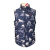 Ariat 'Emma' Reversible Vest in Red/Navy Horse