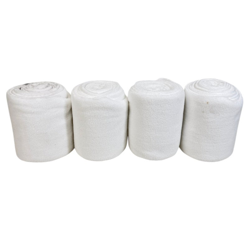 SmartPak Fleece Polo Wraps in White