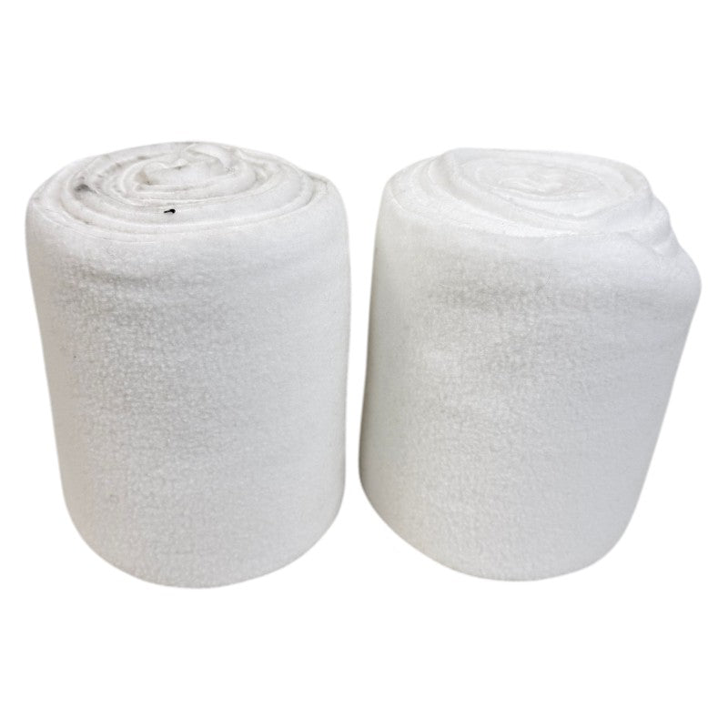 SmartPak Fleece Polo Wraps in White