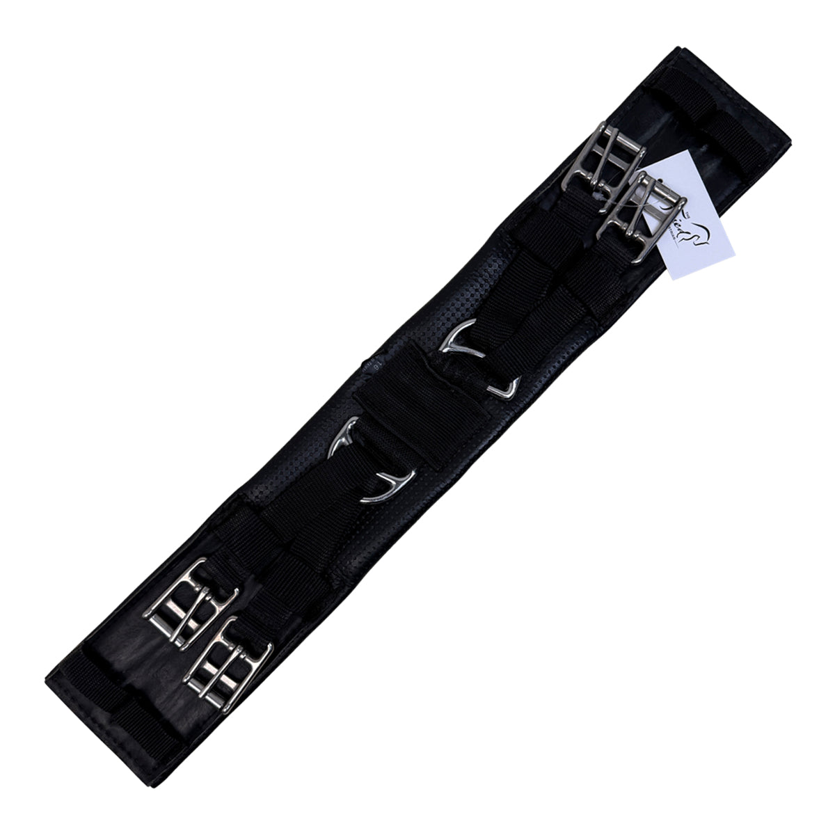 Leather/Neoprene Dressage Girth in Black