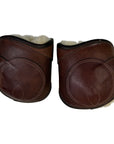 CWD Velcro Sheepskin Leather Ankle Boots in Brown