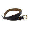 Clever With Leather Alligator Belt in Brown - Women's Medium