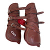 CWD Buckle Leather Tendon Boots in Brown