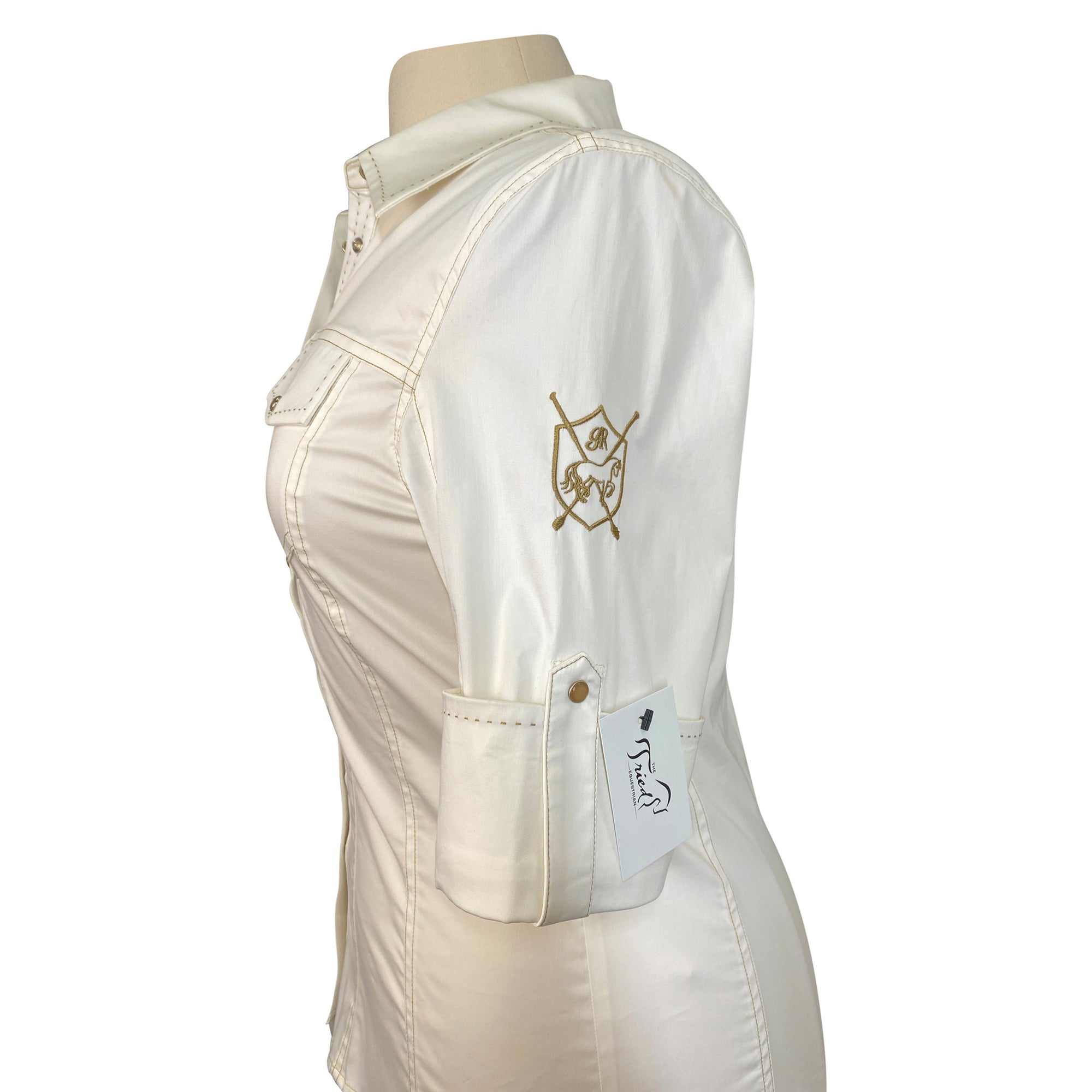 Goode Rider Jean Shirt in Off White - Women&#39;s XS
