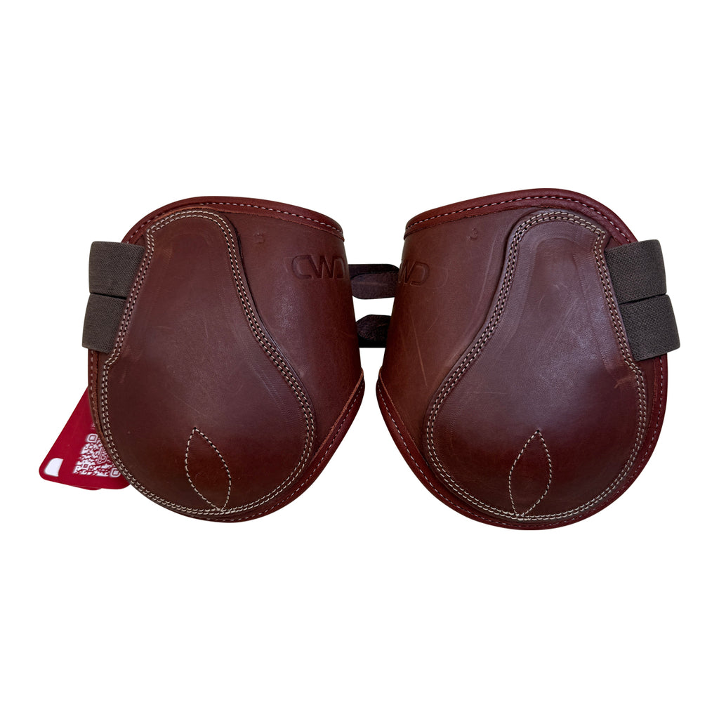 CWD Equitation Buckle Open Hind Boots w/Calfskin Lining in Brown