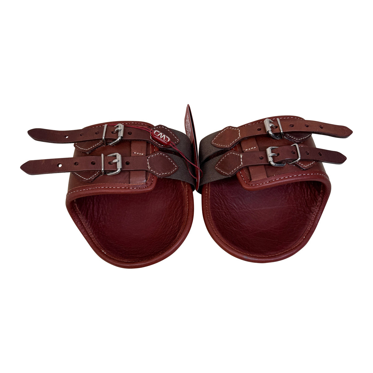 CWD Equitation Buckle Open Hind Boots w/Calfskin Lining in Brown
