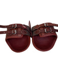 CWD Equitation Buckle Open Hind Boots w/Calfskin Lining in Brown