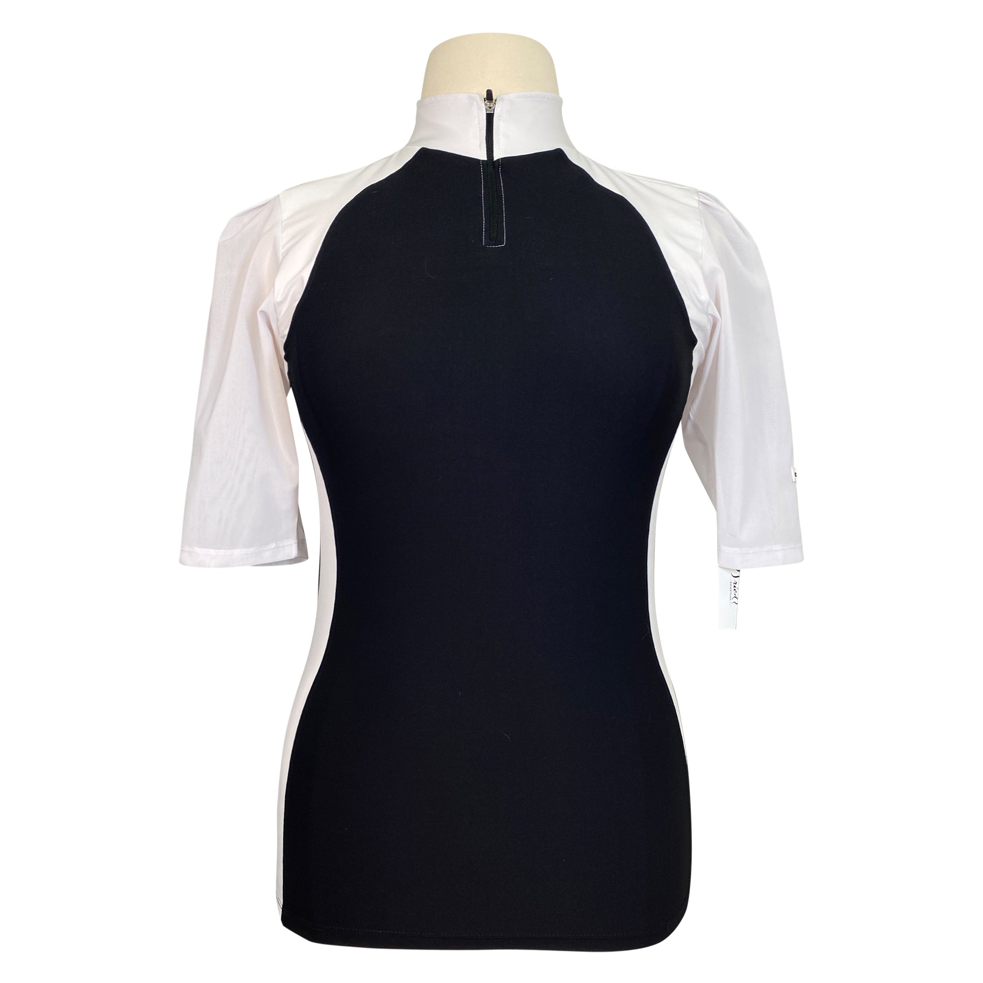 CRINIĒRE 'Alex' Short Sleeve Schooling Shirt in Black/White