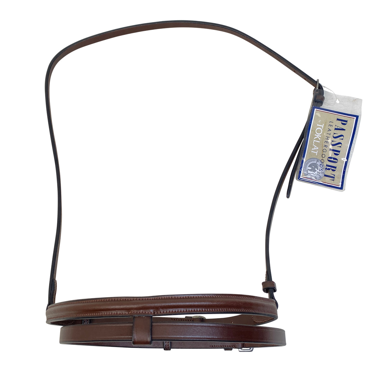 Toklat Passport Leather Flash Noseband  in Brown
