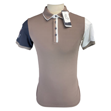 Kingsland 'Manarola' Polo Shirt in Brown Iron