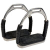 Herm Sprenger 'System-4' Stirrup Irons in Stainless Steel/Black