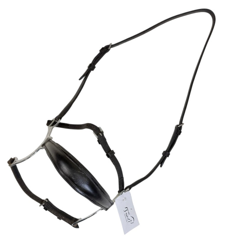 Wide Noseband Hackamore in Black