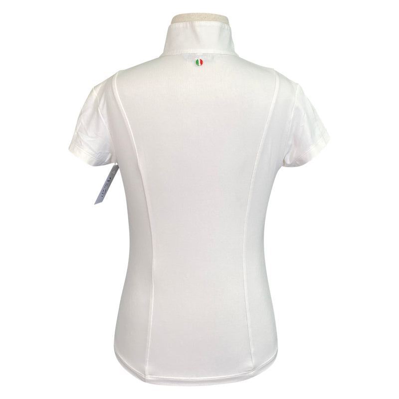 For Horses 'Molly' Competition Shirt in White - Children's 10