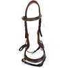 Rambo Micklem Fancy Stitched Competition Bridle in Brown