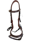 Rambo Micklem Fancy Stitched Competition Bridle in Brown