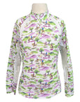 Ariat 'Sunstopper 2.0' Zip Baselayer in Spring Hunt - Children's Medium