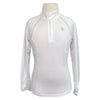 Ariat 'Sunstopper 2.0' Show Shirt in White - Children's Large