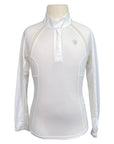 Ariat 'Sunstopper 2.0' Show Shirt in White - Children's Large