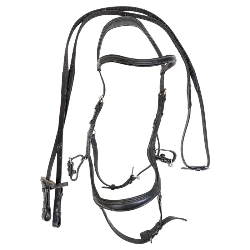 Rambo Micklem Original Competition Bridle in Black - Full