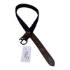 Cavalleria Toscana Elastic Leather Belt in Navy