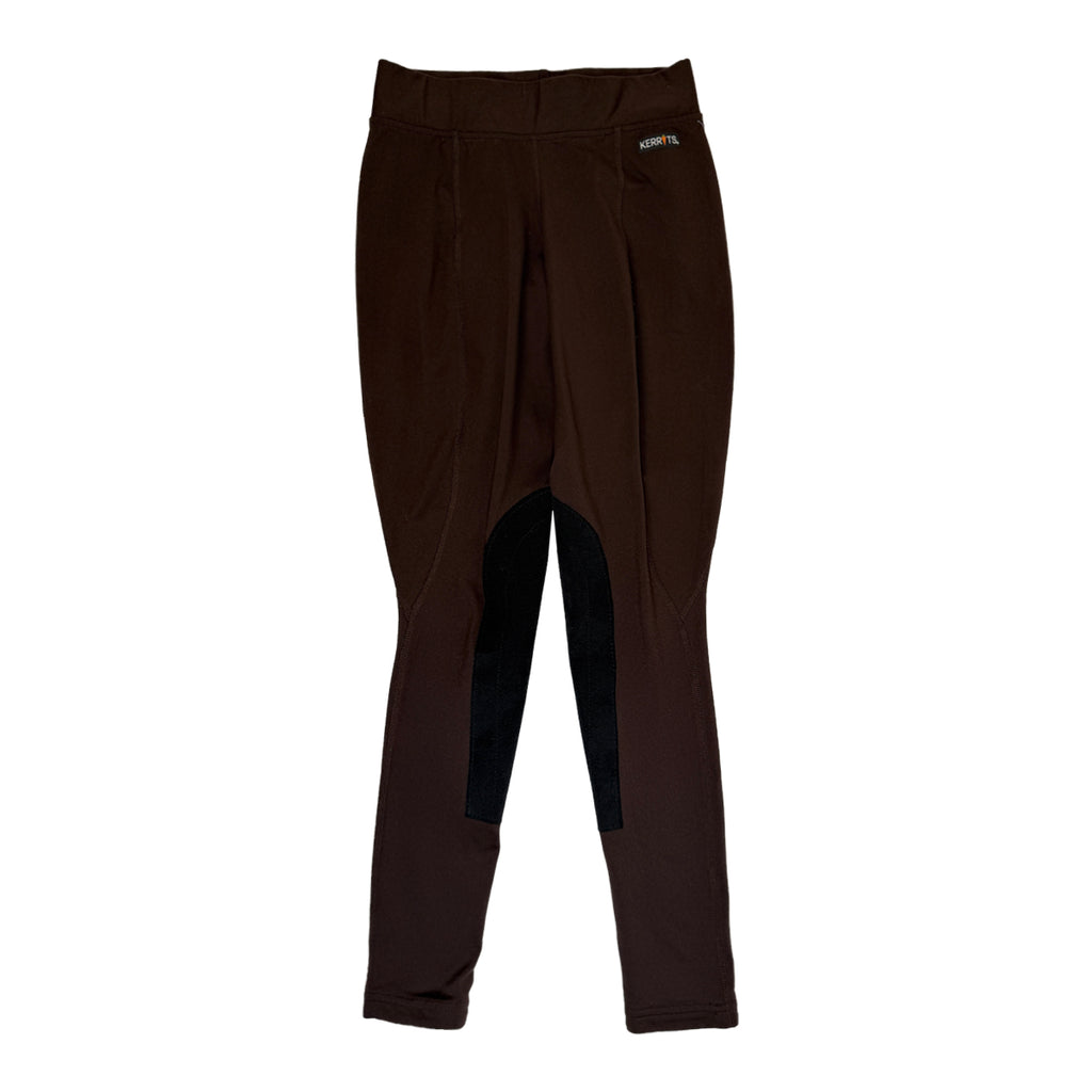 Kerrits Performance Knee Patch Tights in Raisin - Women's XS