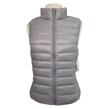 TKEQ 'EZ' Packable Down Vest in Grey