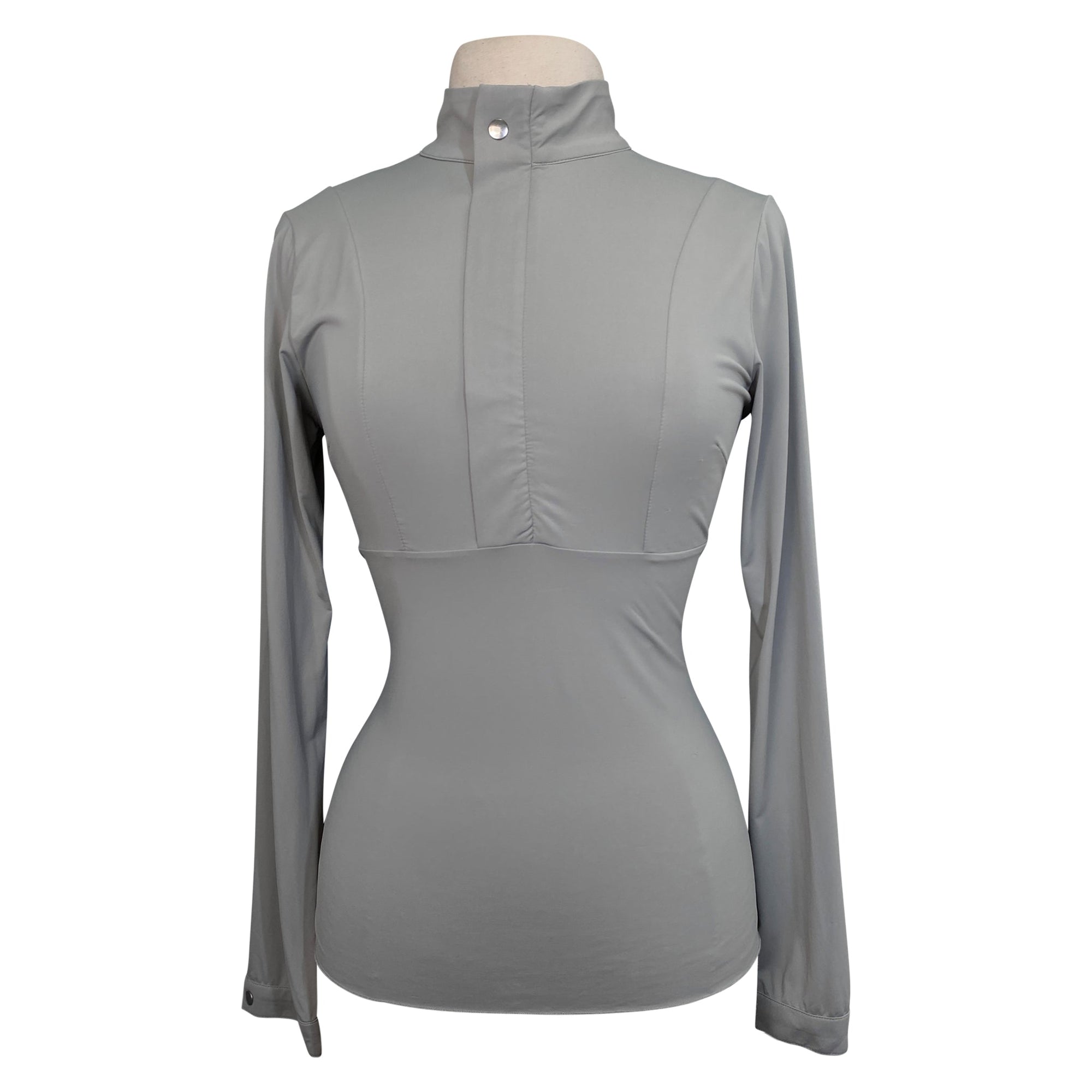 Solid Citizen 'Katie' Zip Shirt in Grey - Women's Medium