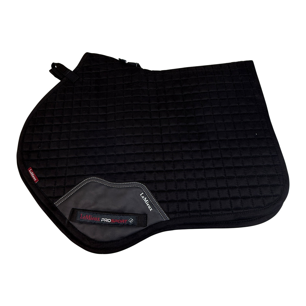 LeMieux Close Contact Suede Jump Square Pad in Black
