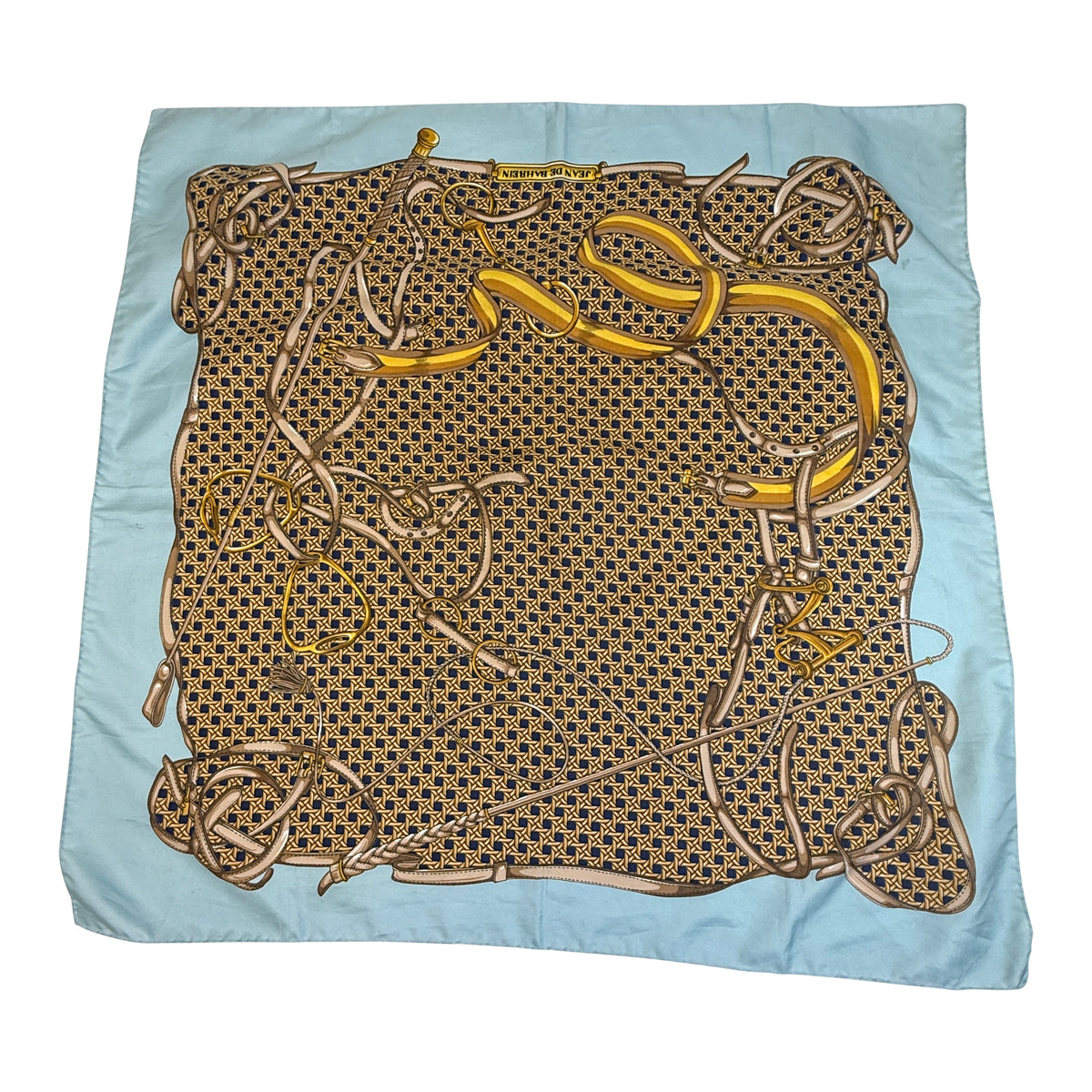 Valencia Saddlery Penelope Mya Scarf in Blue/Bridles