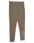 Free Ride Equestrian 'Pro' Knee Patch Breech in Tan