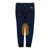 SmartPak Piper Denim Knee Patch Breeches in Blue Denim